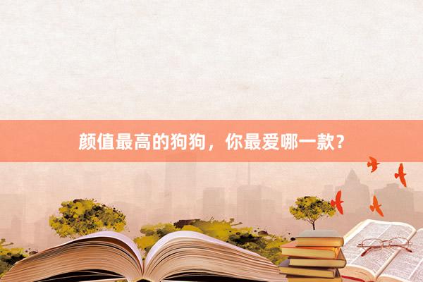 颜值最高的狗狗，你最爱哪一款？